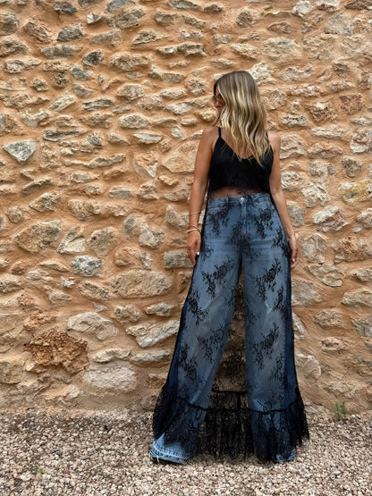 THE BOHÈME SLIP DRESS {BLACK}