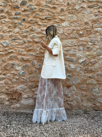 THE BOHÈME SLIP DRESS {WHITE}