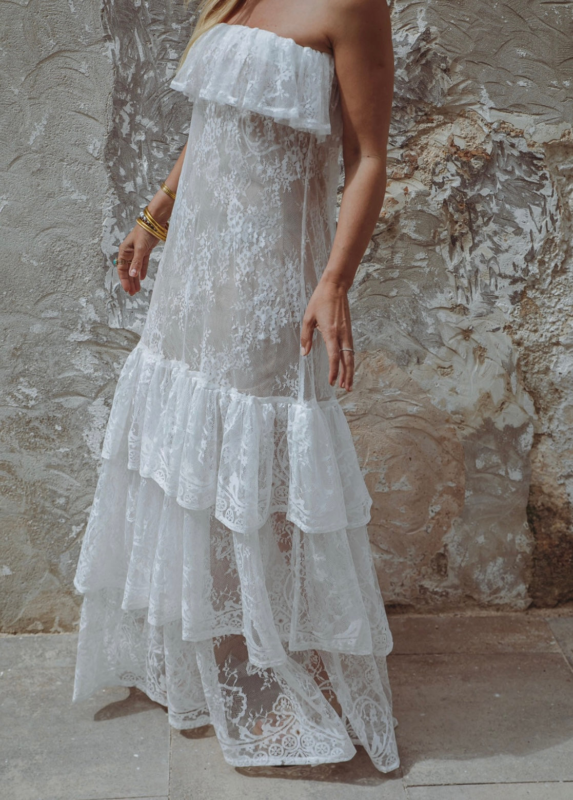 THE BARDOT DRESS {WHITE}