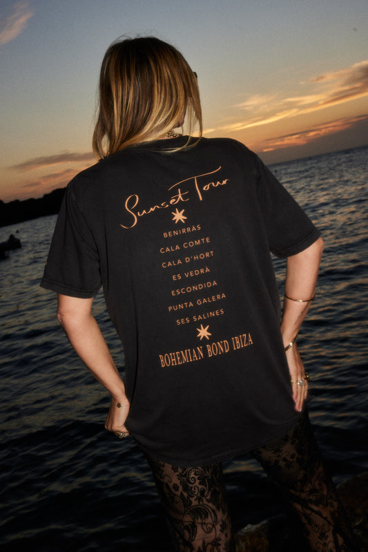 THE SUNSET TOUR TEE STONEWASH