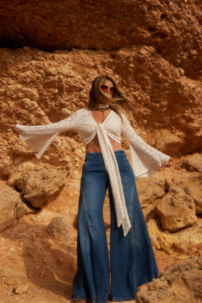 THE FARRAH TIE TOP