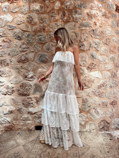 THE BARDOT DRESS {WHITE}