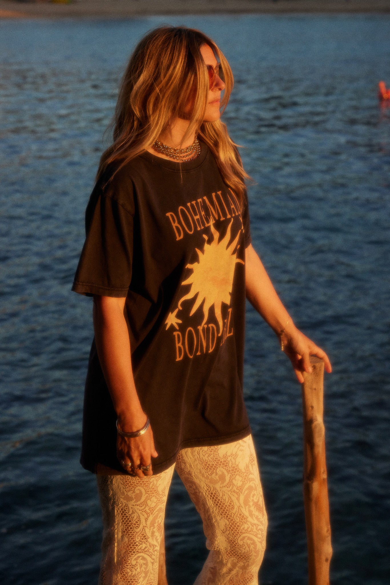 THE SUNSET TOUR TEE STONEWASH