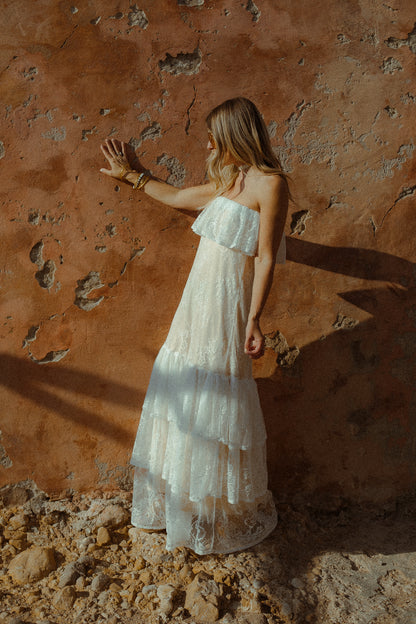 THE BARDOT DRESS {WHITE}