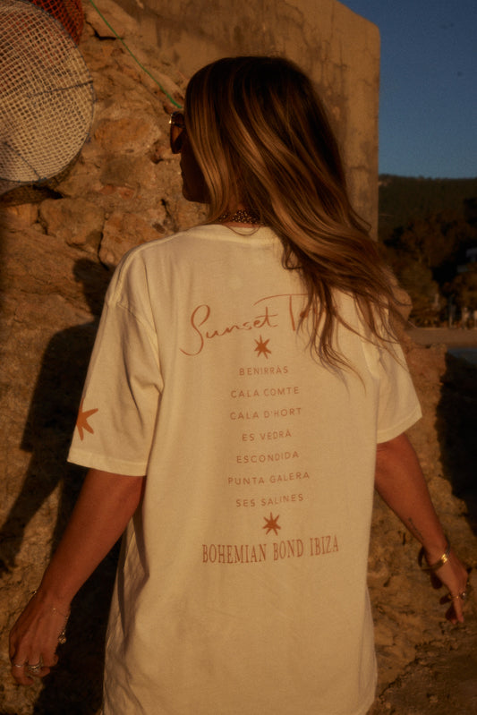 THE SUNSET TOUR TEE CREAM