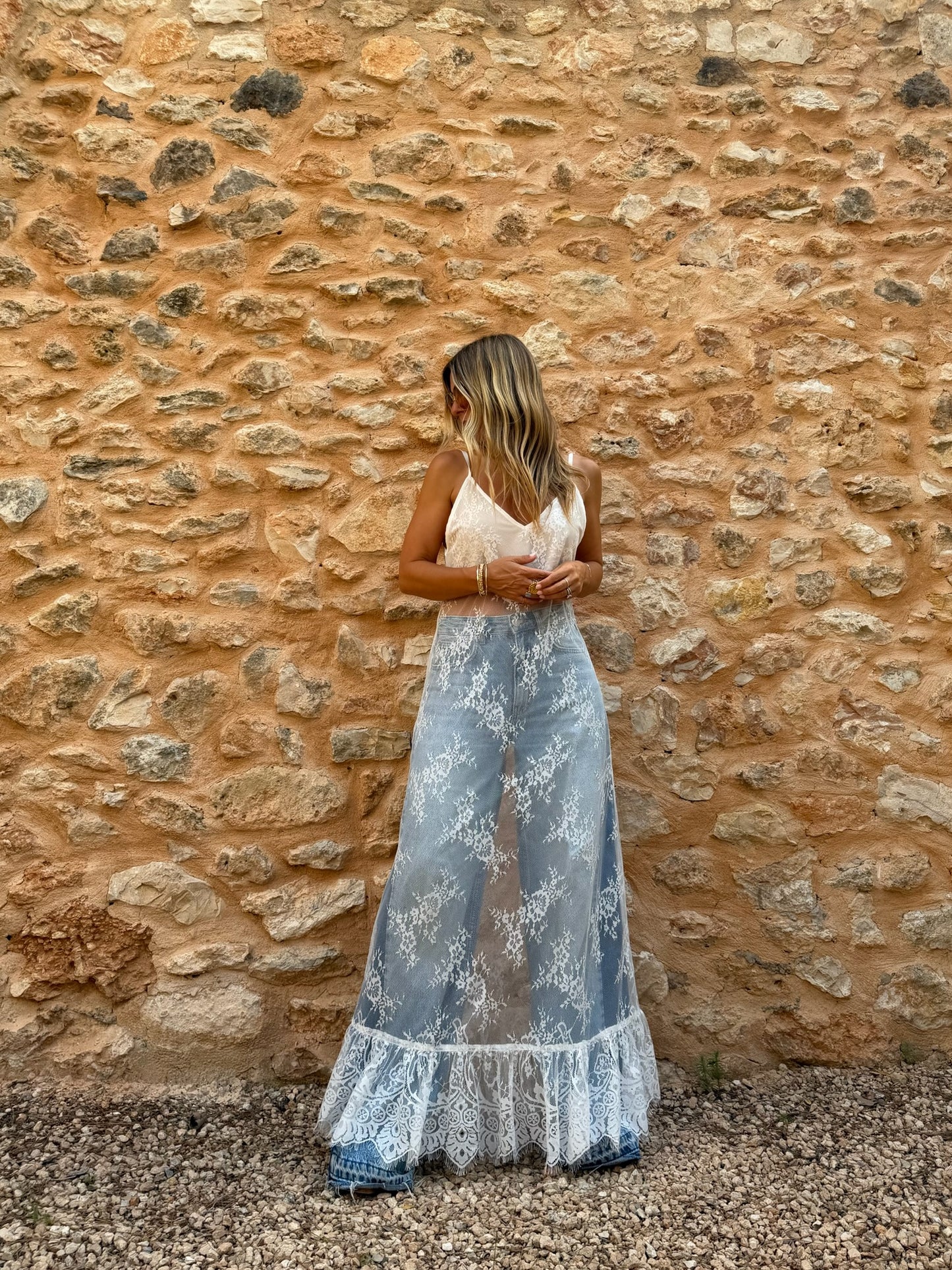 THE BOHÈME SLIP DRESS {WHITE}