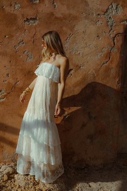 THE BARDOT DRESS {WHITE}