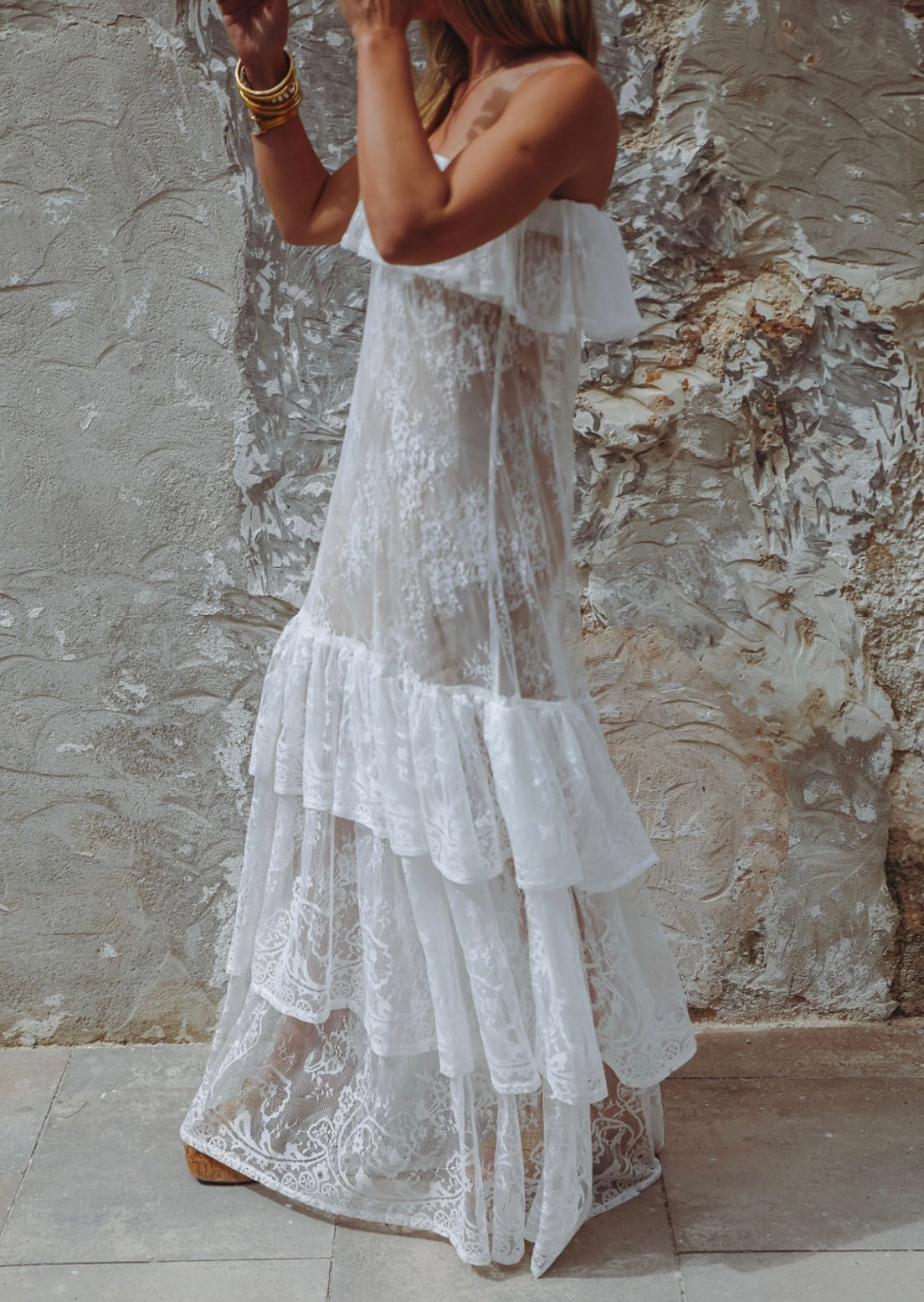 THE BARDOT DRESS {WHITE}