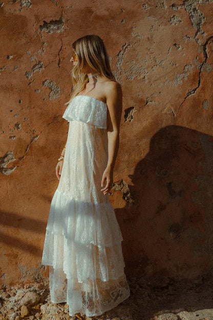 THE BARDOT DRESS {WHITE}