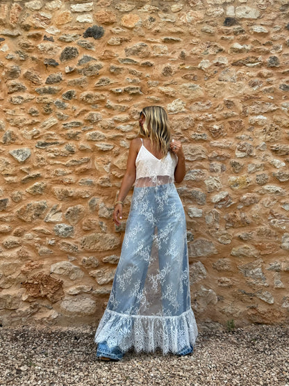 THE BOHÈME SLIP DRESS {WHITE}