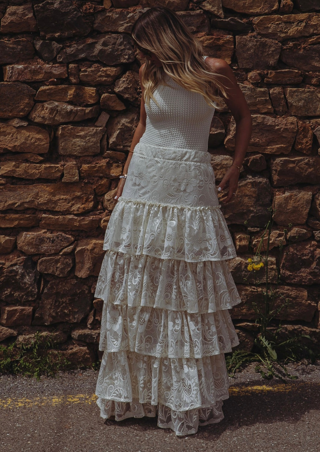 THE CARRIE SKIRT {cream}