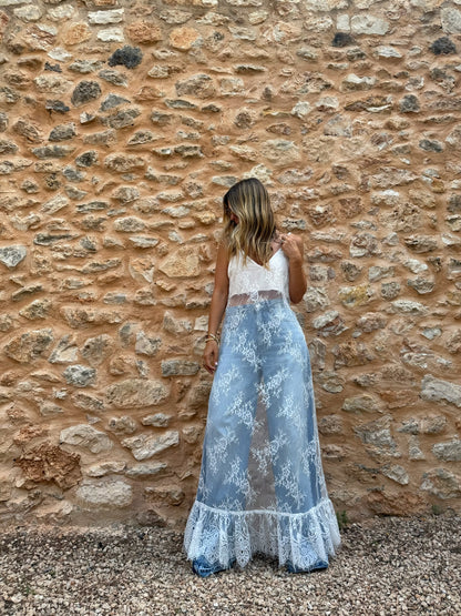 THE BOHÈME SLIP DRESS {WHITE}
