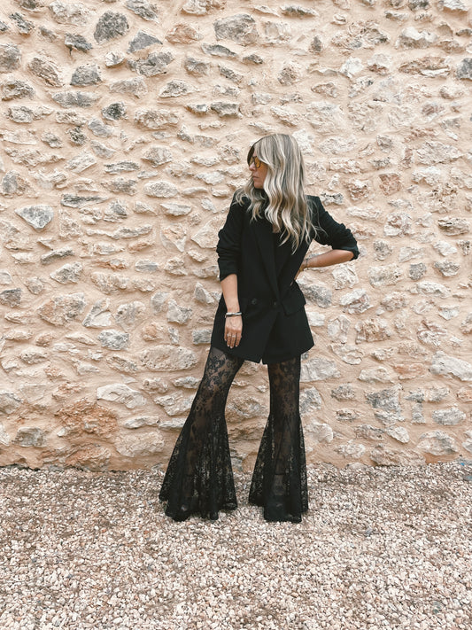 STEVIE FLARES - BLACK