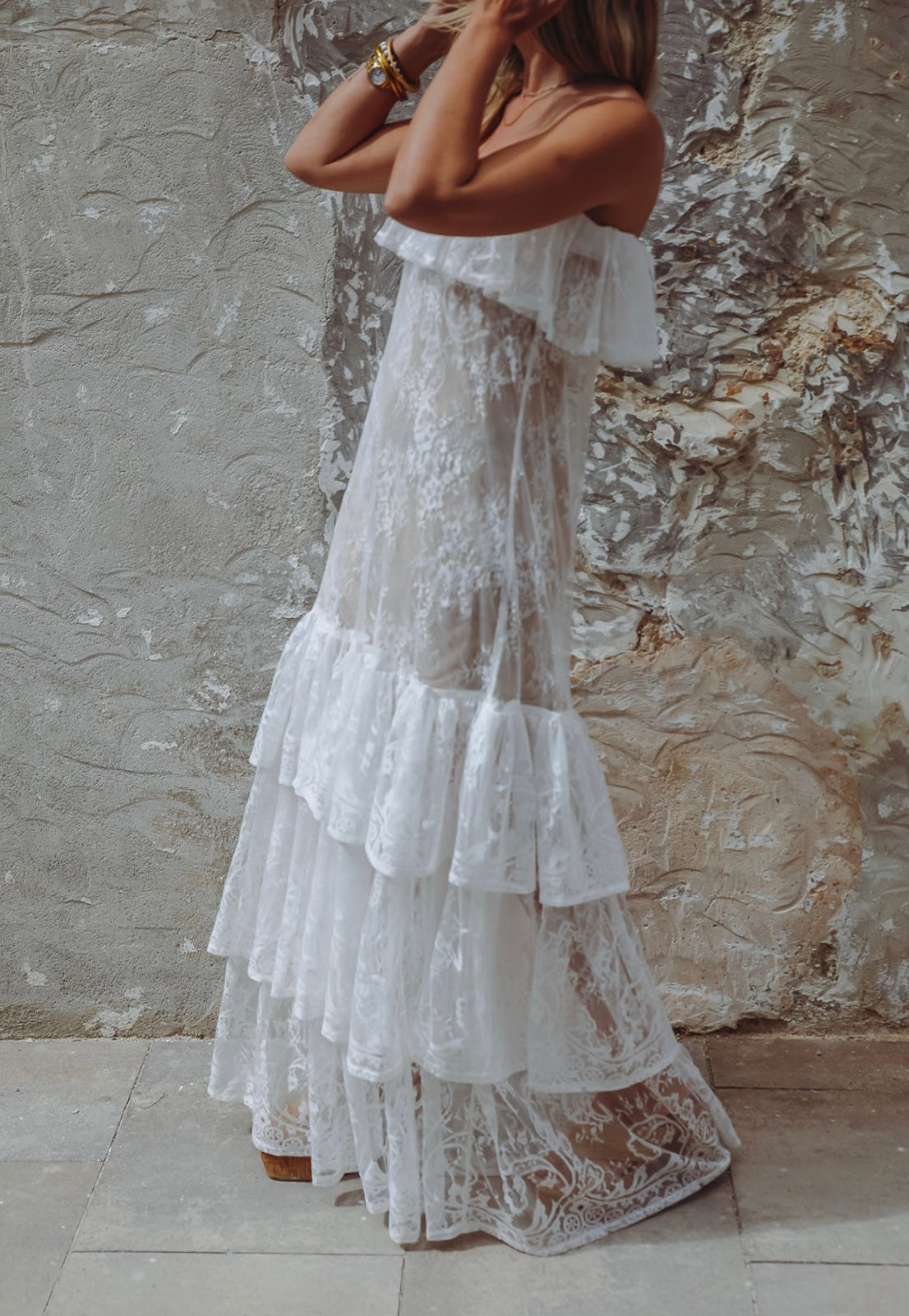 THE BARDOT DRESS {WHITE}