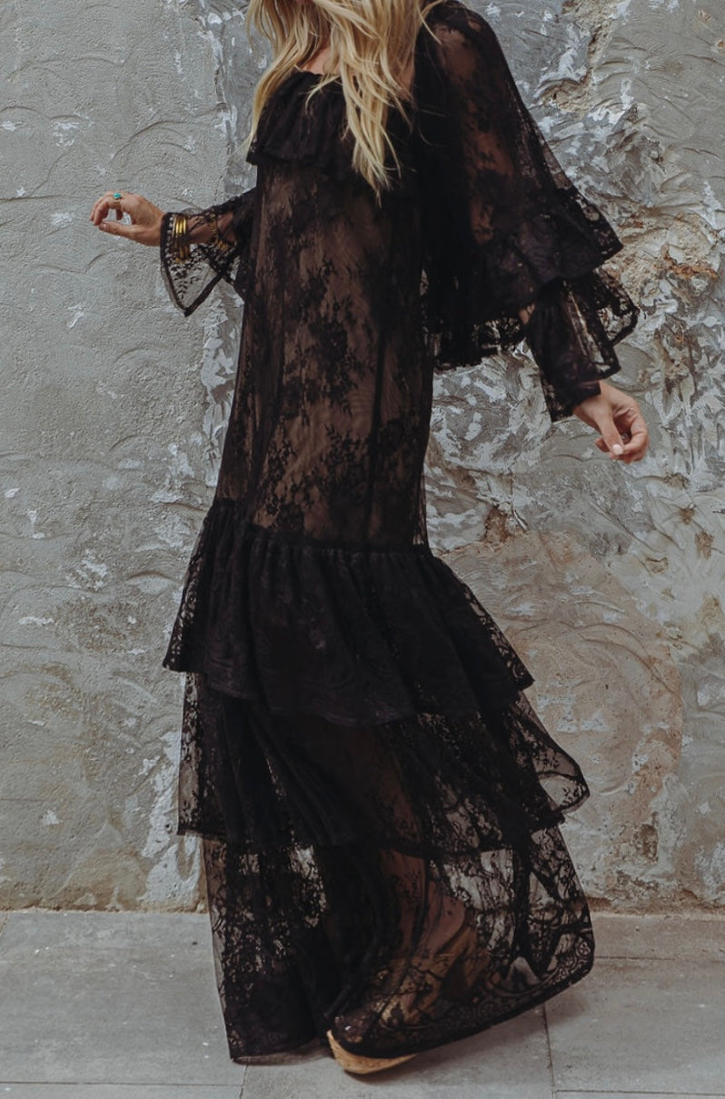 THE BARDOT DRESS {BLACK}