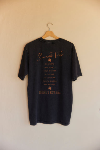 THE SUNSET TOUR TEE STONEWASH