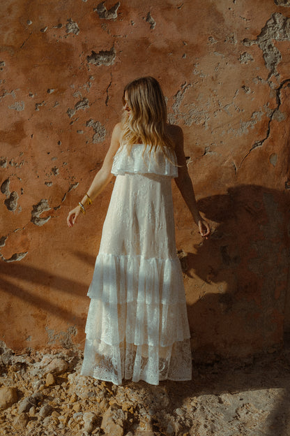 THE BARDOT DRESS {WHITE}