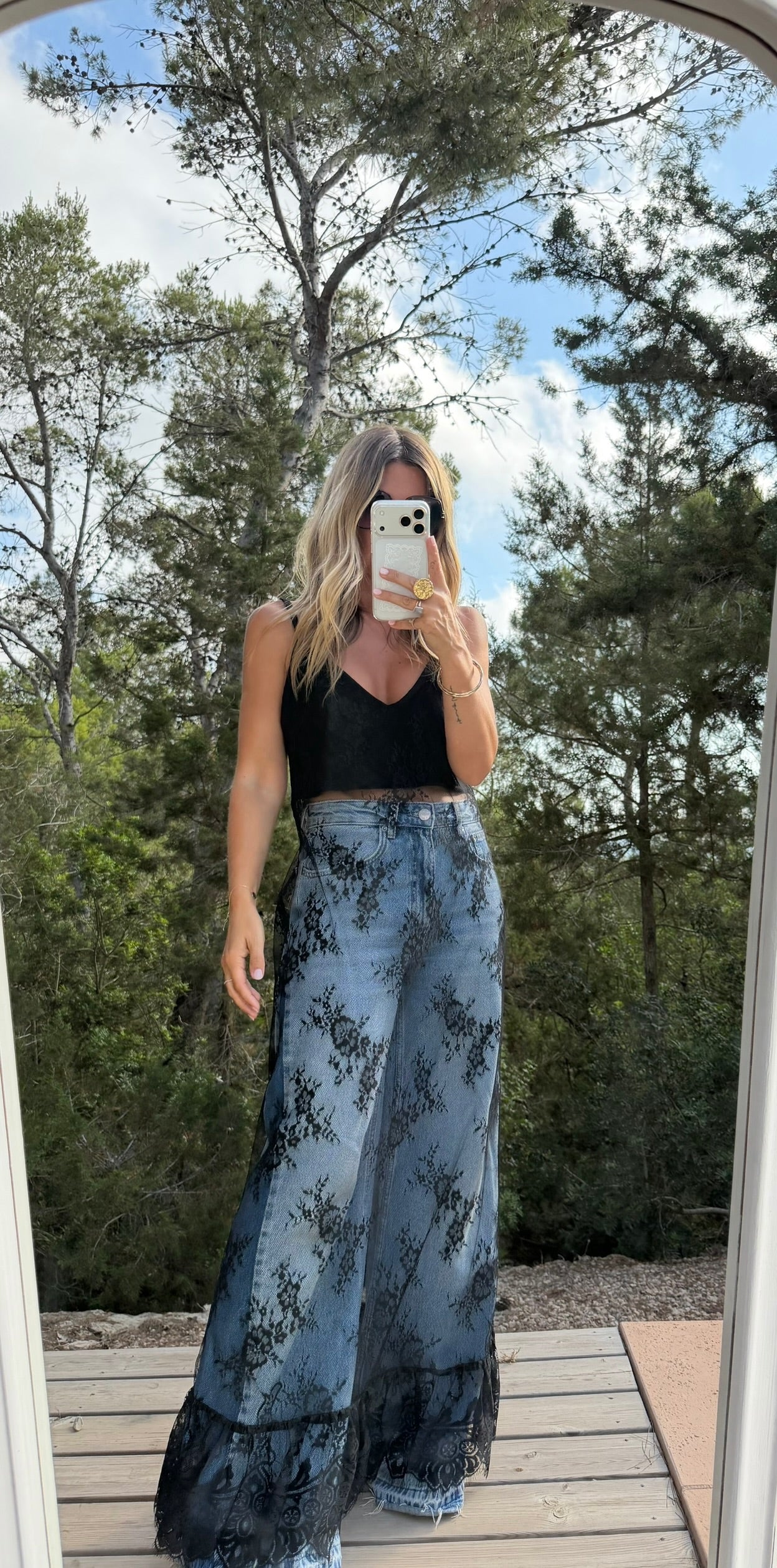 THE BOHÈME SLIP DRESS {BLACK}