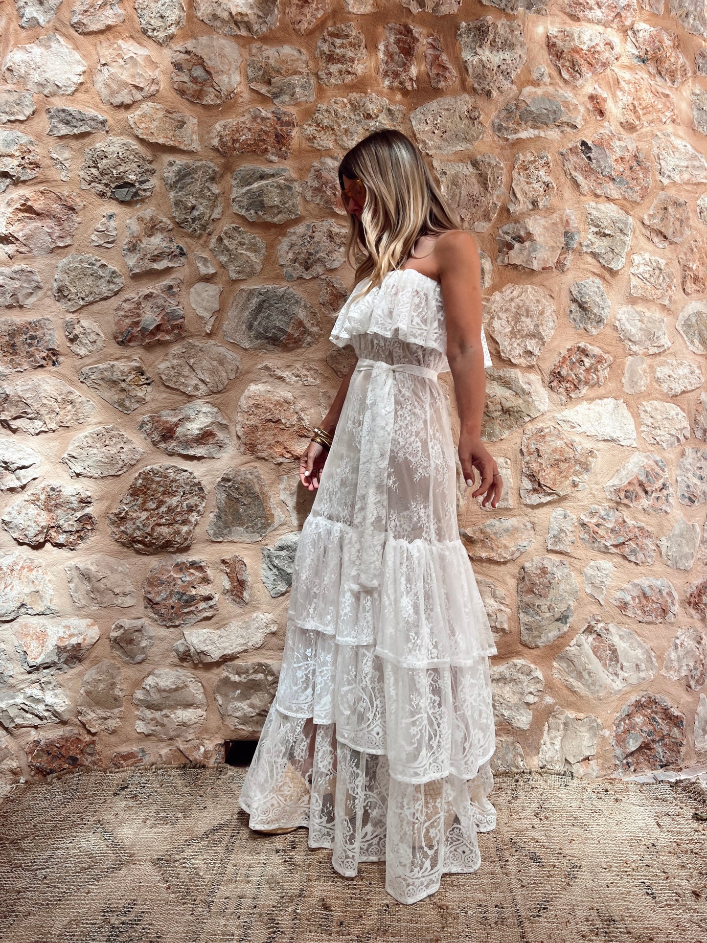 THE BARDOT DRESS {WHITE}