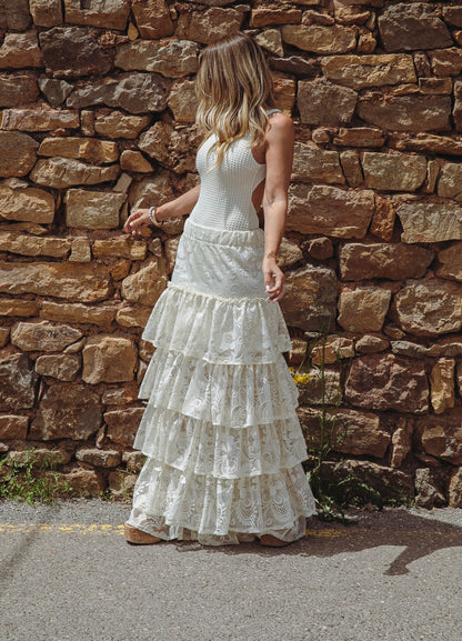 THE CARRIE SKIRT {cream}
