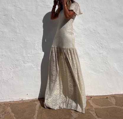 VERGE OF CROCHET MAXI DRESS