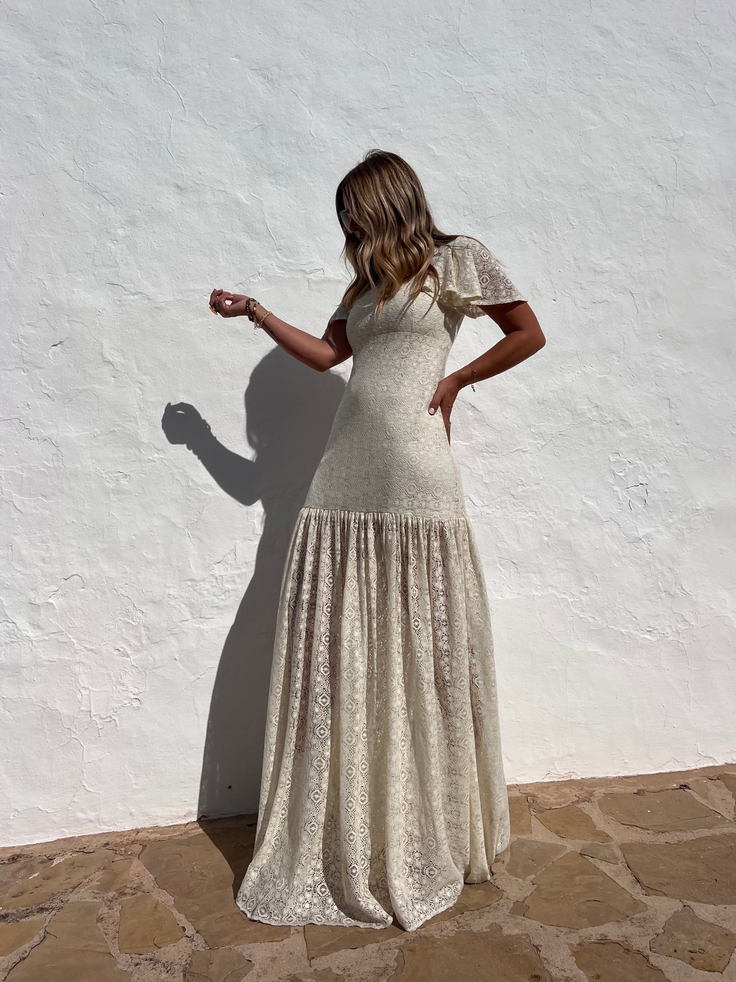 VERGE OF CROCHET MAXI DRESS