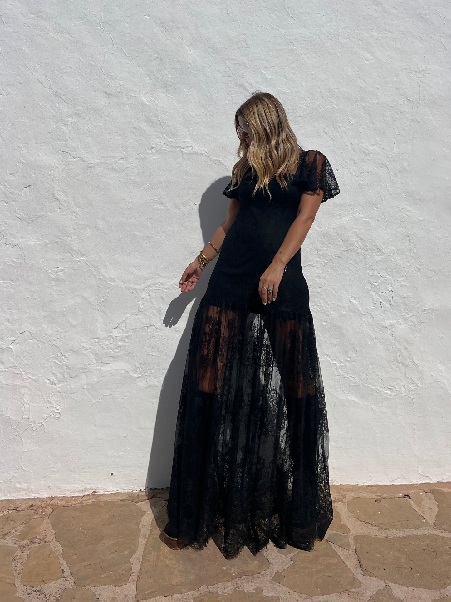 LOVE DRESS CAPPED SLEEVES
