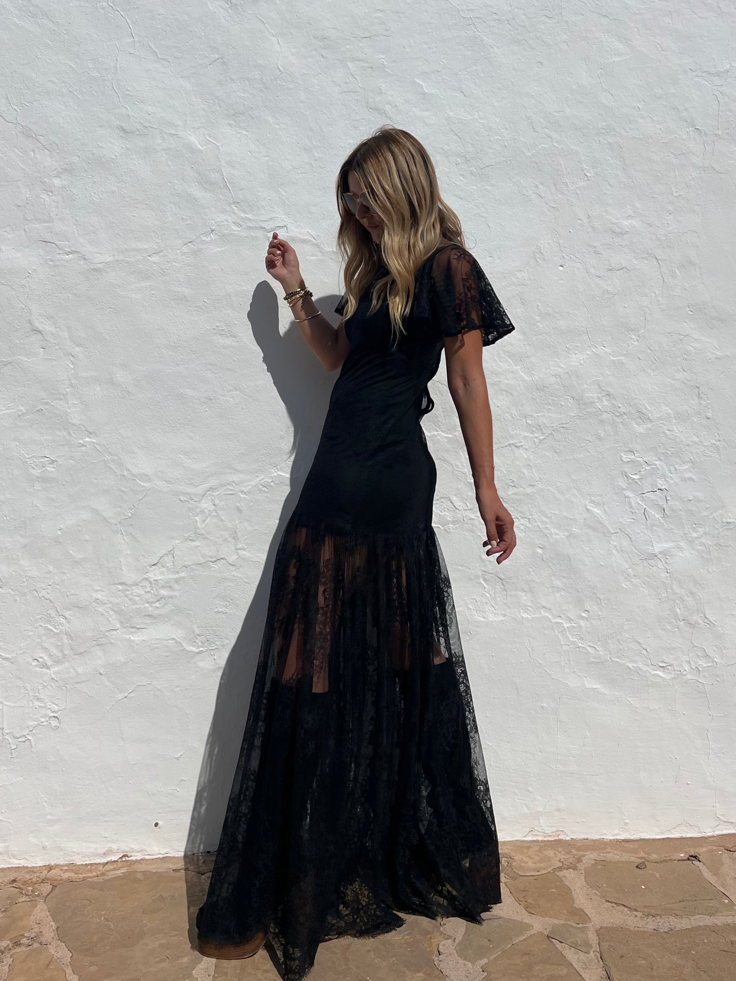 LOVE DRESS CAPPED SLEEVES