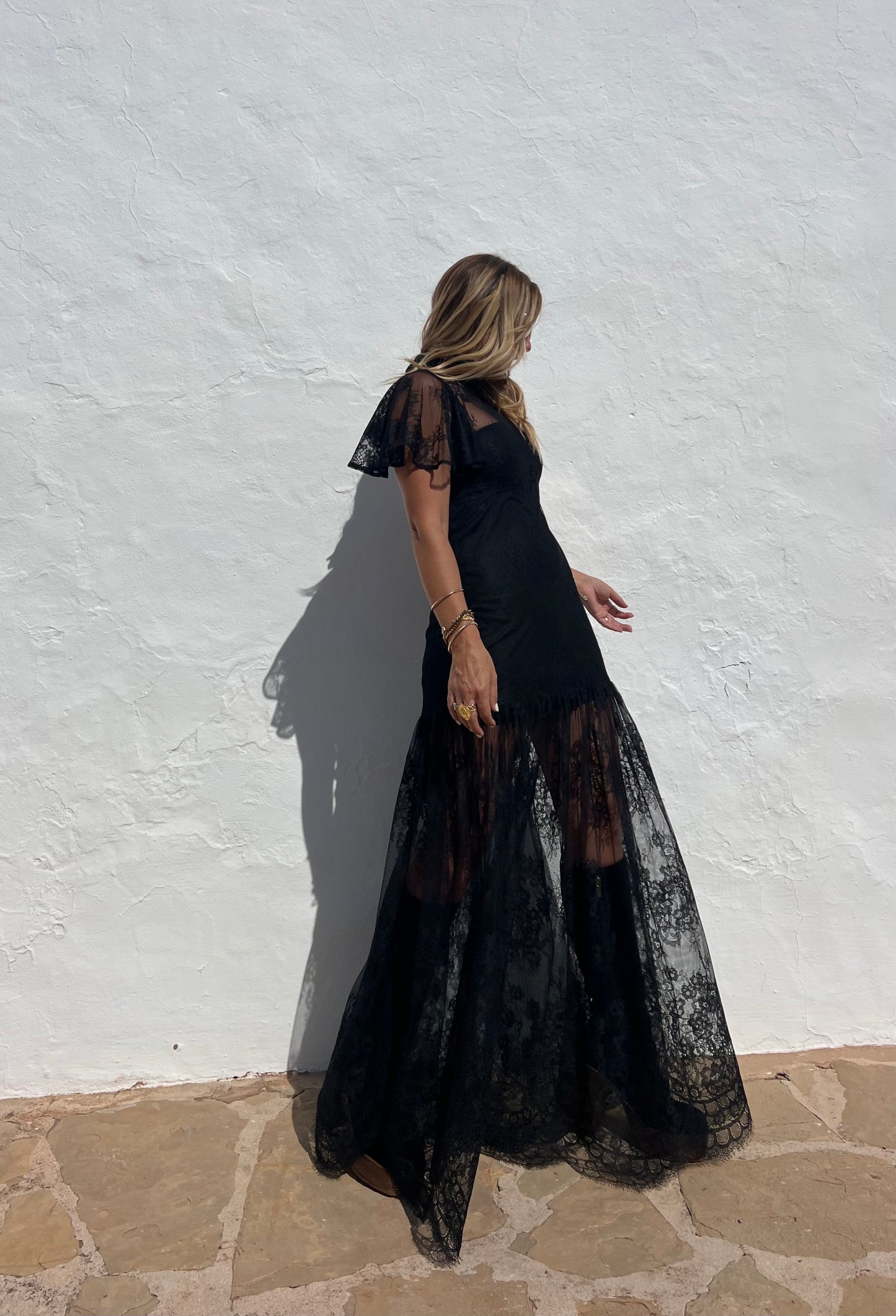 LOVE DRESS CAPPED SLEEVES