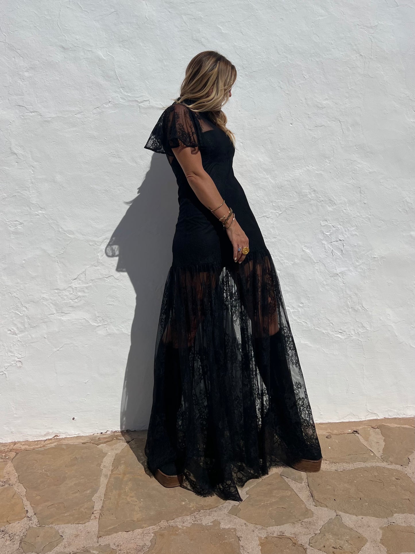 LOVE DRESS CAPPED SLEEVES