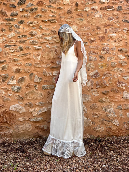 WILD LOVE SLIP DRESS + HEADSCARF