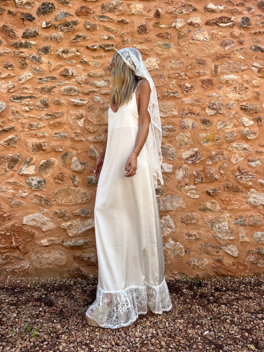 WILD LOVE SLIP DRESS + HEADSCARF