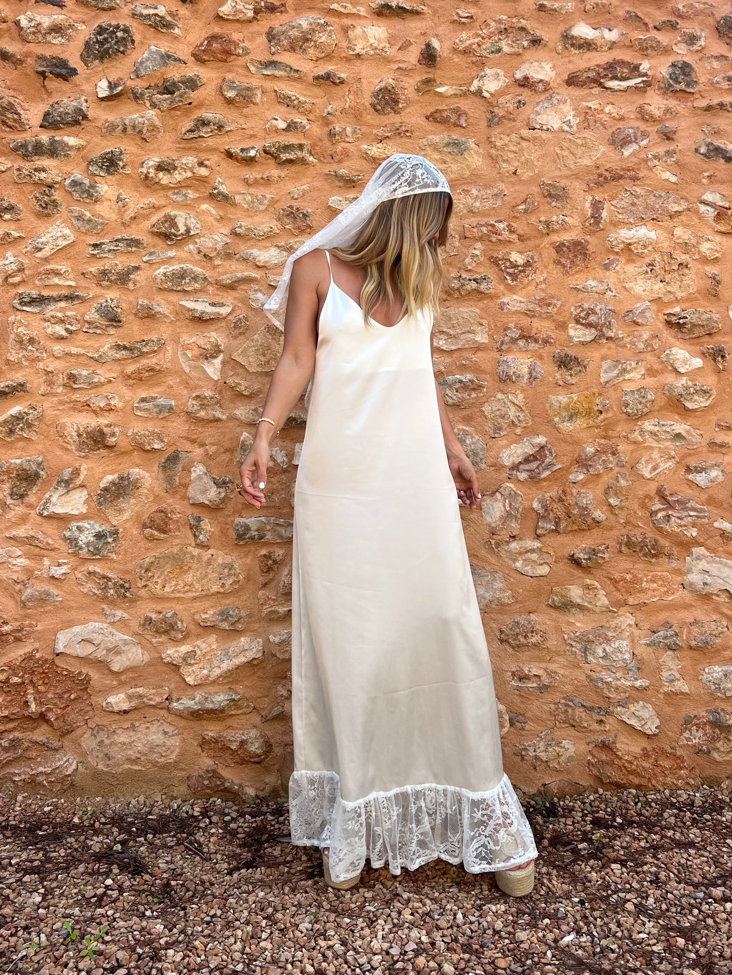 WILD LOVE SLIP DRESS + HEADSCARF