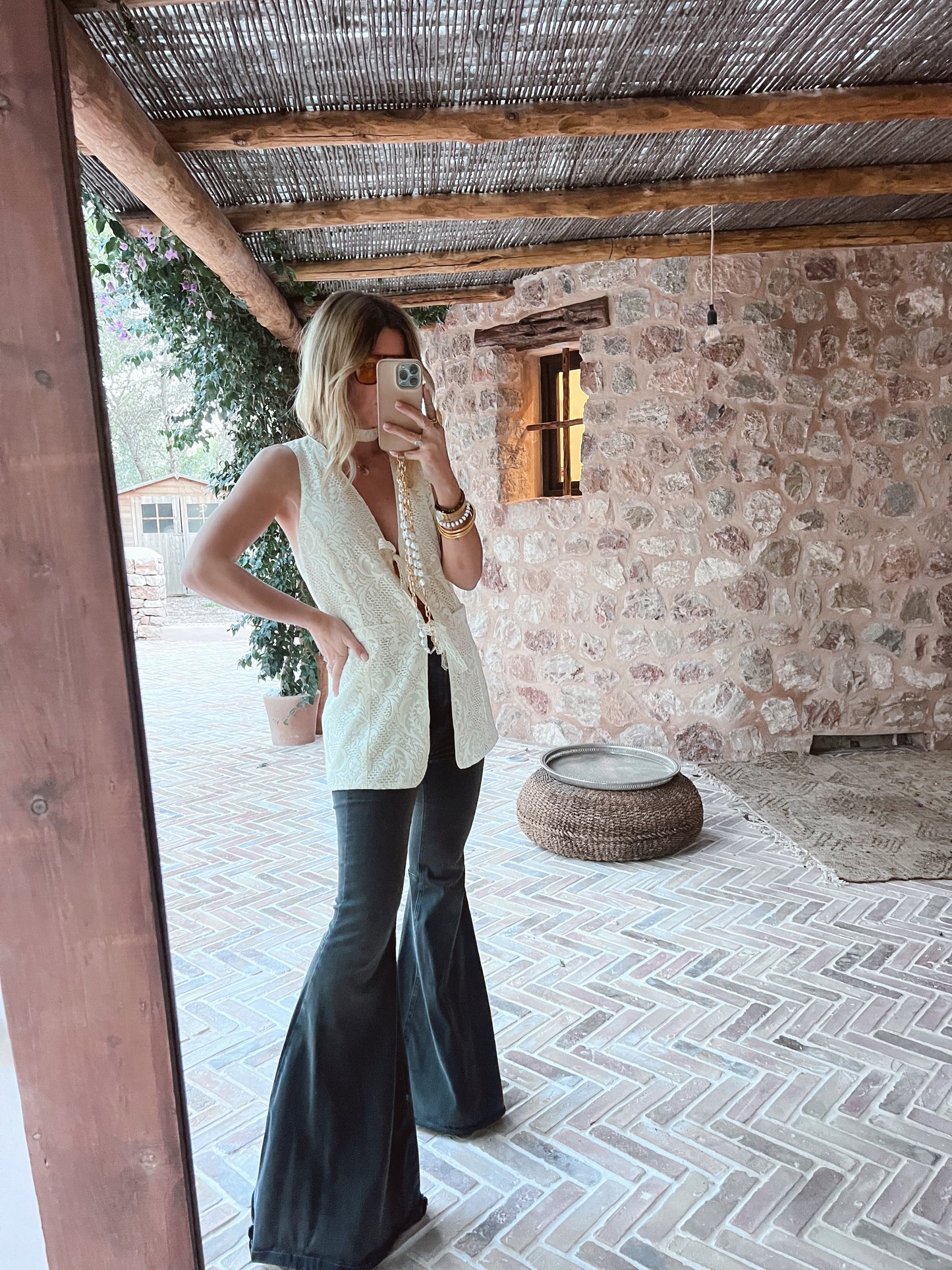 THE STEVIE WAISTCOAT CREAM